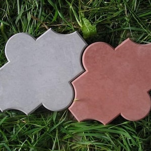 Klee glatt - Kunststoffform für Betonplatten, Gehweg, Gehweg, Gehweg, Gehweg, Beton, Gartenplatte