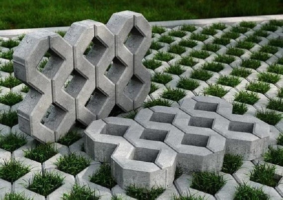 1pc Paving Mold Paver Garden Walk Pavement Mold DIY Plastic Manually Paving Cement Brick Concrete Pavement