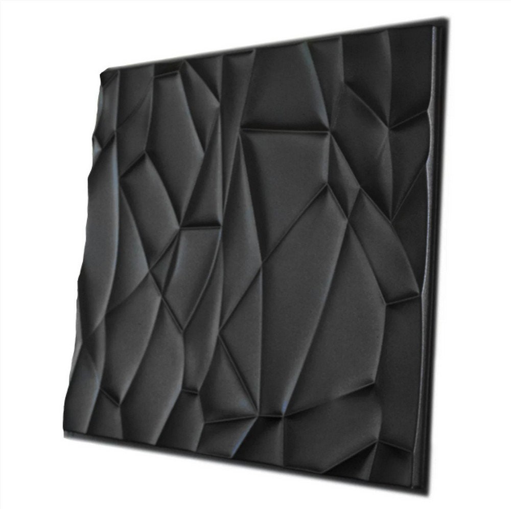 rock - moule en plastique panneau 3d pour la fabrication à partir de plâtre | gypse ou béton panneaux muraux décoratifs
