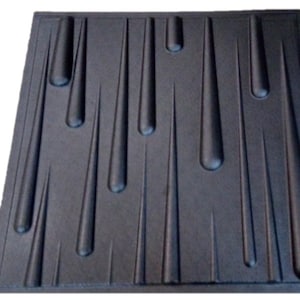 3D panel Mold for gypsum, plaster or concrete tile for decorative wall panels, 3D mold for plaster decorative wall panels Drops