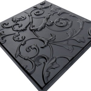 3D Panel Mold for Plaster and Concrete, Decorative Wall Hanging Mold image 4