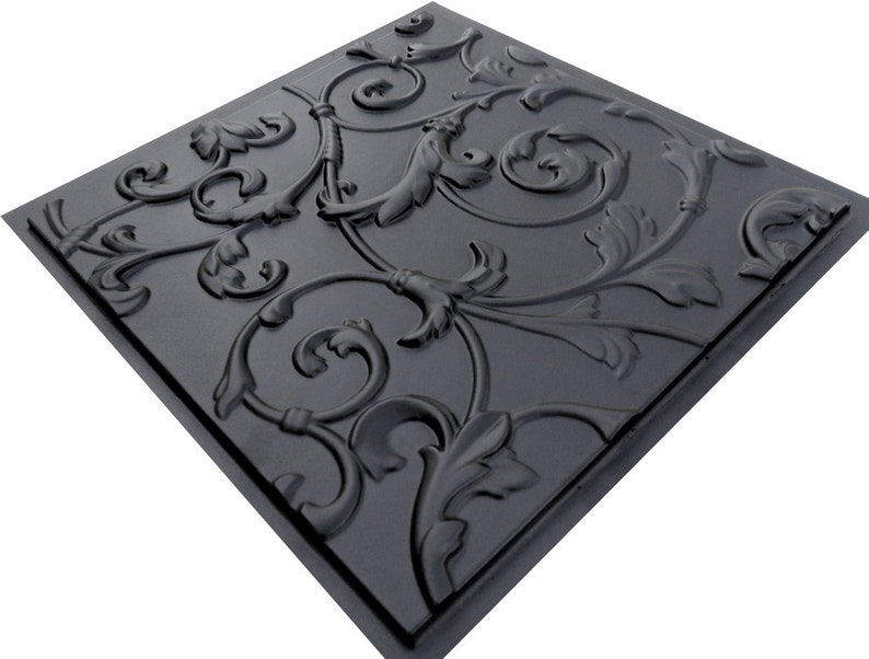 3D Panel Mold for Plaster and Concrete, Decorative Wall Hanging Mold image 4
