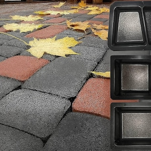 Old city -  plastic mold for concrete paving slabs, Concrete garden stepping stone, Path Yard, garden walkway