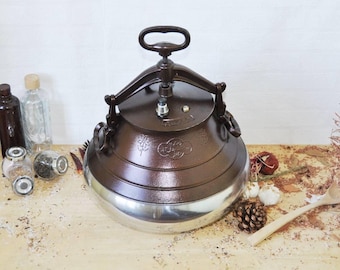 Afghan Kazan – Traditional Cast Aluminum Pressure Cauldron for Pilaf and Campfire Cooking