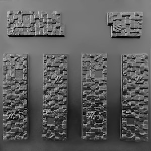 Ancient brick - Plastic mold for the manufacture of decorative (artificial) stone (ABS plastic mold for diy decorative stone)