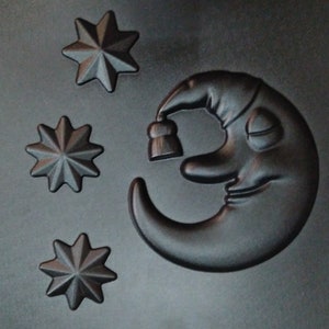 3D panel Mold for gypsum, plaster or concrete tile for decorative wall panels, 3D mold for plaster decorative wall panels &quot;Moon&quot;