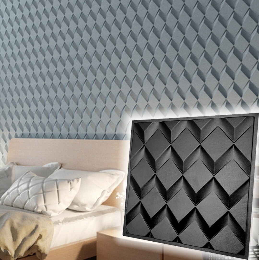 Polygon - Plastic Mold 3D Panel for Manufacture From Plaster (gypsum ...