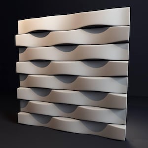 Octopus - Plastic mold 3D Panel for manufacture from plaster (gypsum) or concrete - decor wall panels