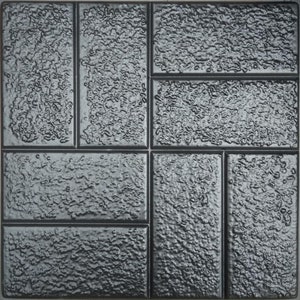 Brick M - plastic mold for concrete paving slabs, concrete garden stepping stone, Path Yard, garden walkway