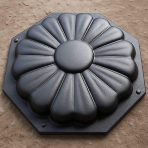 Chamomile M - plastic mold for concrete paving slabs, Stone pattern,Concrete garden stepping stone, Path Yard, garden walkway
