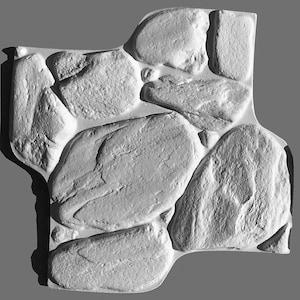 Puede incluir: Panel de pared de piedra blanca con una superficie rugosa y texturizada. El panel está hecho de piedras individuales que están dispuestas en un patrón aleatorio. Las piedras son de diferentes tamaños y formas.