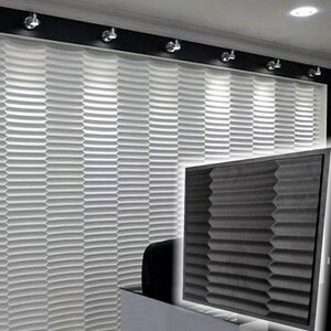 3D panel Mold for gypsum, plaster or concrete tile for decorative wall panels, 3D mold for plaster decorative wall panels &quot;Meropa&quot;