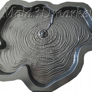 Schneiden Sie einen Baum - Kunststoffform für Betonplatten, Steinmuster, Sprungbrett aus Beton, Gehweg, Gehweg, Gehweg