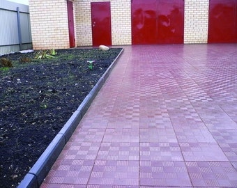 Chocolate - plastik mold for concrete paving slabs, Stone pattern,Concrete garden stepping stone, Path Yard, garden walkway