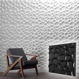 3D panel Mold for gypsum, plaster or concrete tile for decorative wall panels, 3D mold for plaster decorative wall panels &quot;Web&quot;