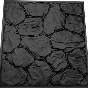 Plastic mold for the manufacture of decorative (artificial) stone &quot;Big stone&quot; (ABS plastic mol for decorative stone)