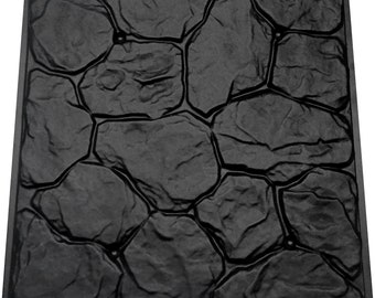 Plastic mold for the manufacture of decorative (artificial) stone &quot;Big stone&quot; (ABS plastic mol for decorative stone)
