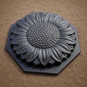 Zonnebloem M DIY plastic mal – betonnen bestratingsplaten voor tuinpaden en stapstenen