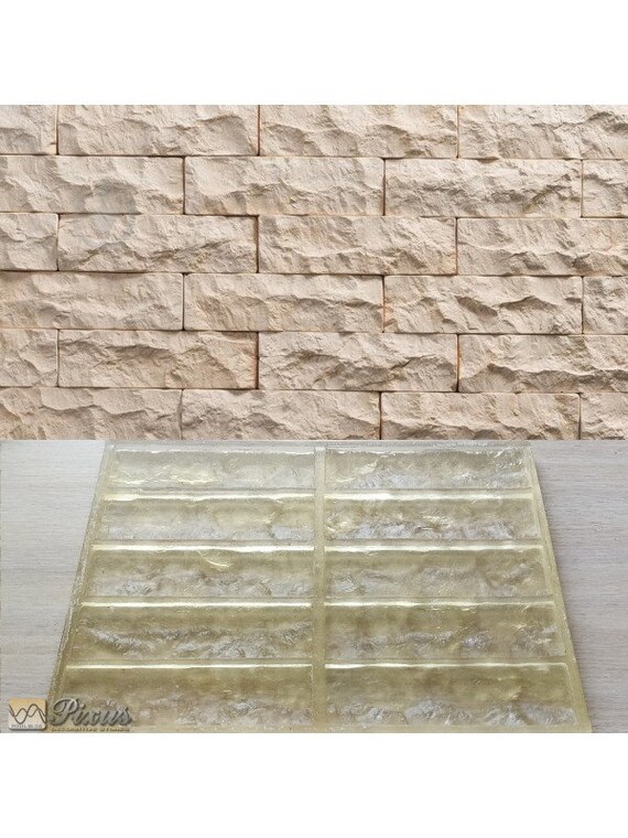 Polyurethane Molds for Concrete Plaster Wall Stone Cement Tiles Decorative wall