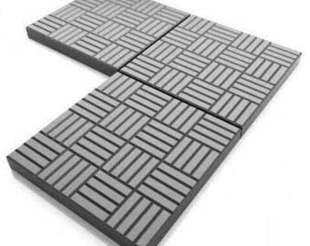 Chocolate - plastik mold for concrete paving slabs, Stone pattern,Concrete garden stepping stone, Path Yard, garden walkway