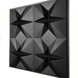 3D panel Mold for gypsum, plaster or concrete tile for decorative wall panels, 3D mold for plaster decorative wall panels Futurism M