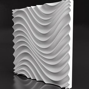 Santa lucia - Plastic mold 3D Panel for manufacture from plaster (gypsum) or concrete - decor wall panels