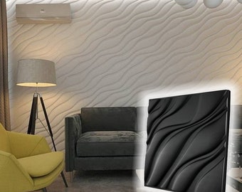 Diagonals - Plastic mold 3D Panel for manufacture from plaster (gypsum) or concrete - decor wall panels