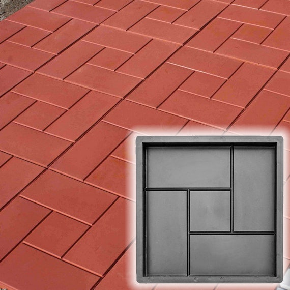 Molde De Plástico Para Escalones De Hormigón, Senderos Y Patios, Efecto Piedra, Marca BMold