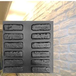 Kunststoffform zur Herstellung von dekorativen Steinfliesen - Prag - DIY Mould