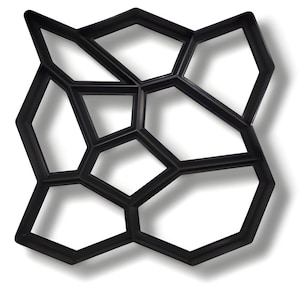 Molde para hacer caminos de jardín: molde para pavimento de cemento y piedra