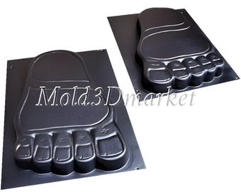Giant Footprint DIY Plastic Mold – Concrete Paving Slabs for Garden Paths and Stepping Stones