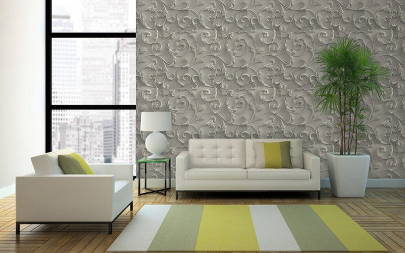 3D Panel Mold for Plaster and Concrete, Decorative Wall Hanging Mold image 6