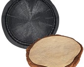 Cut a tree - plastik mold for concrete paving slabs, Stone pattern,Concrete garden stepping stone, Path Yard, garden walkway