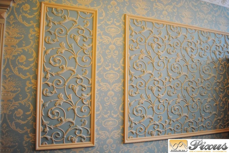 3D Panel Mold for Plaster and Concrete, Decorative Wall Hanging Mold image 7