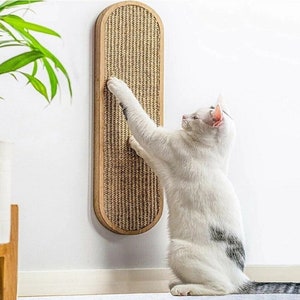 Cat Scratcher post Cat Scratchering for Indoor Cats , Protecting Furniture Cat Scratch Pad, Wall Mounted Cat holder Tree Cat step Activity