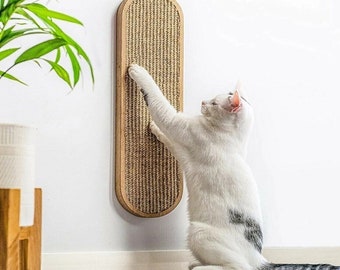 Cat Scratcher post Cat Scratchering for Indoor Cats , Protecting Furniture Cat Scratch Pad, Wall Mounted Cat holder Tree Cat step Activity