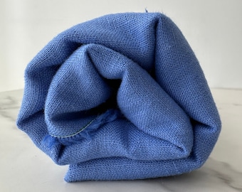 Linen Fabric by The Yard. Certified European Flax & OEKO-Tex 100. Mid weight Softened Woven Linen from U.S.A. Seller- Blue Orchid LN-BOR