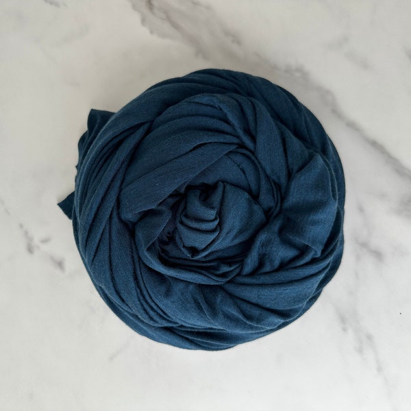 Merino Wolle Nylon feste Jersey Strickware Base Layer Outdoor Wear Textil - Heather Winter Blue EZ62