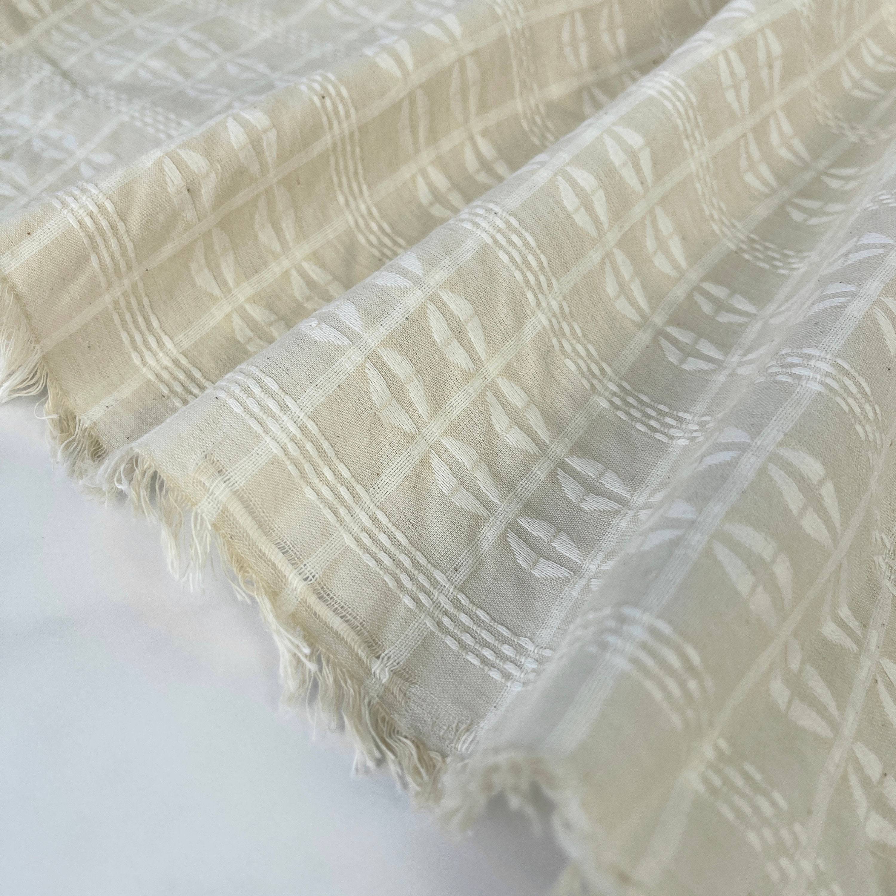 極美品 MHL. サイズⅡ VINTAGE COTTON PLAINWEAVE Japanese Linen Cotton (55/45) Blend Medium Weight Fabric