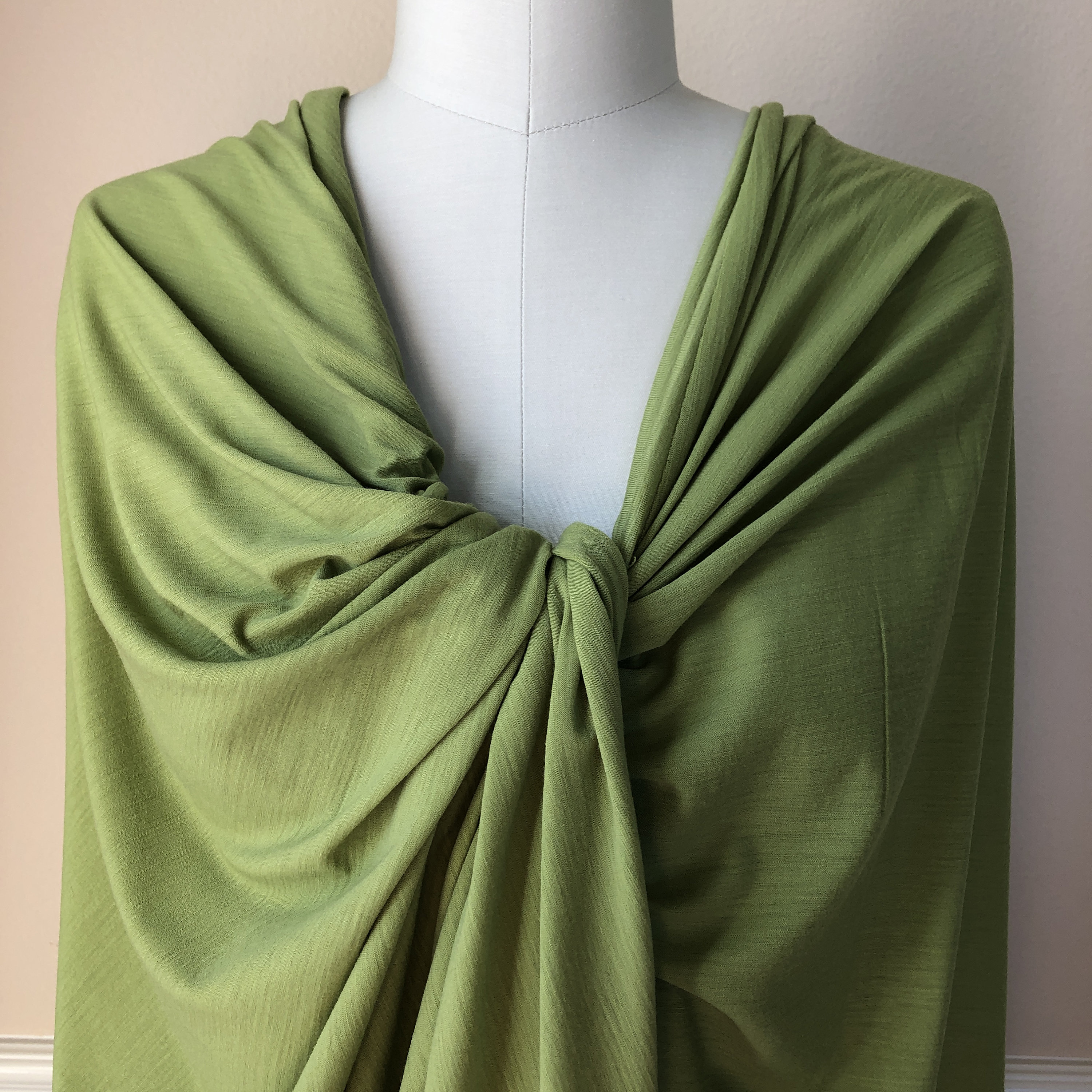 Merino Wool Single Jersey 150gsm Green MT015