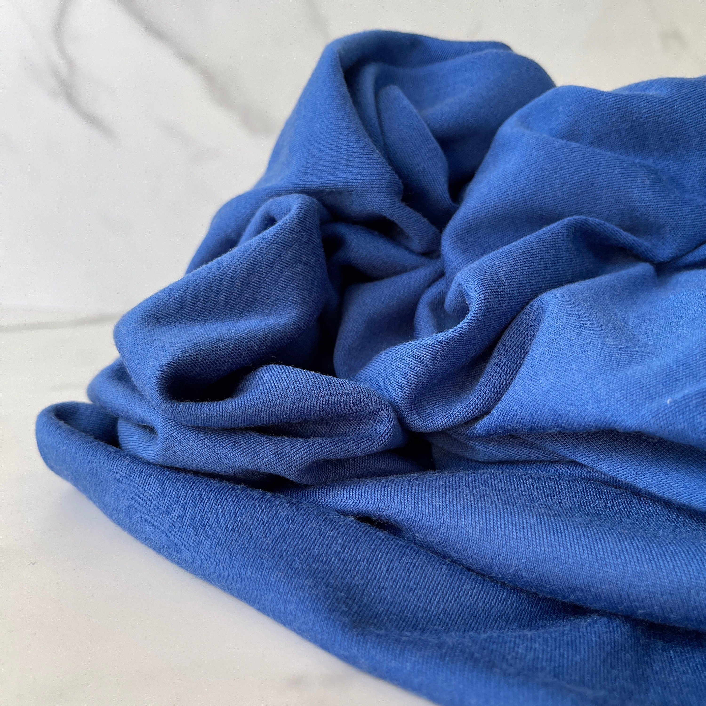 Merino Wool Fabric 240 gsm Wool Fabric By The Yard Stretch Rib Knit Hiking  Outdoor Natural Fabric Sewing Clothes -Blue MW045W