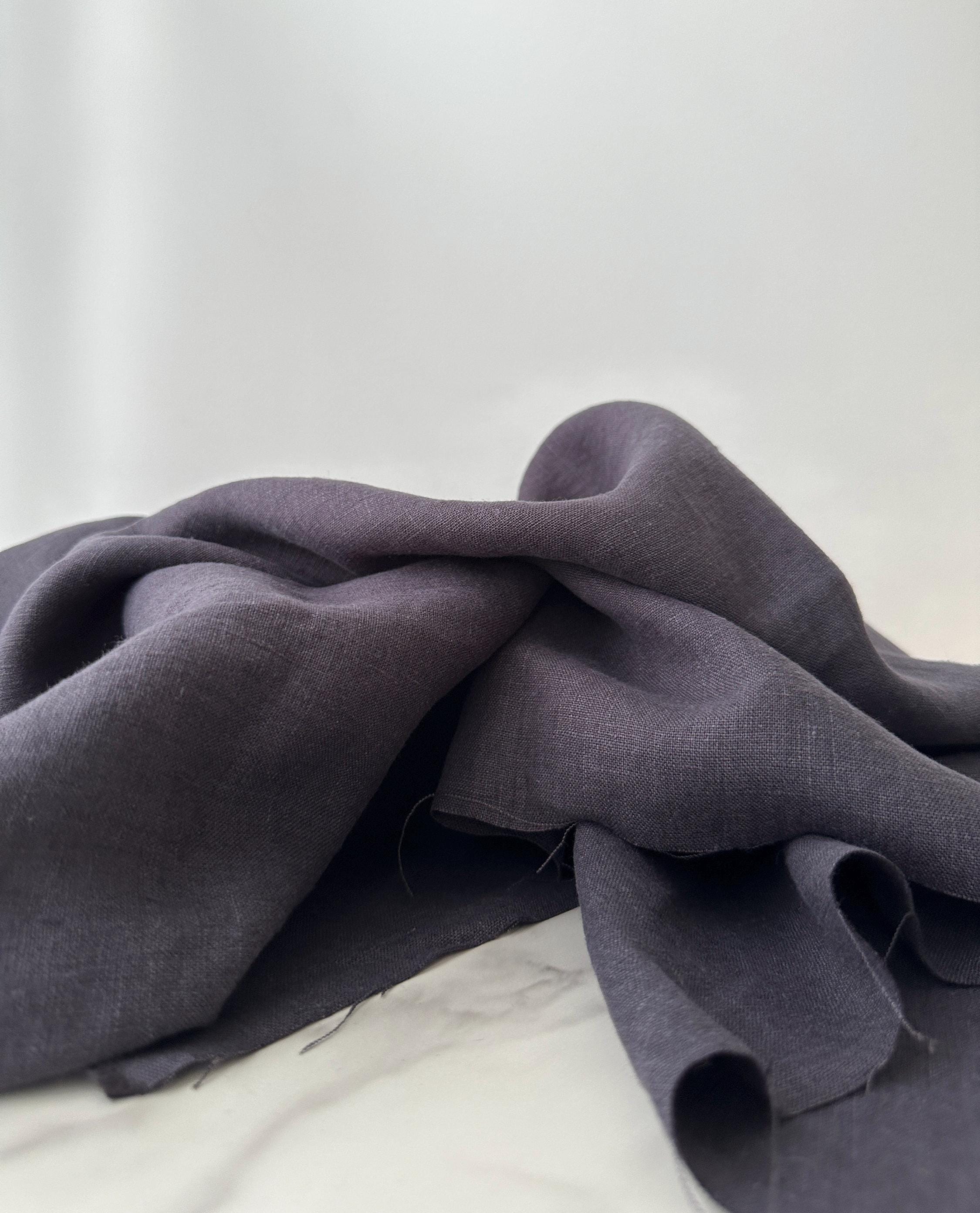Linen Fabric by the Yard. Certified European Flax & Oeko-tex 100. Mid ...
