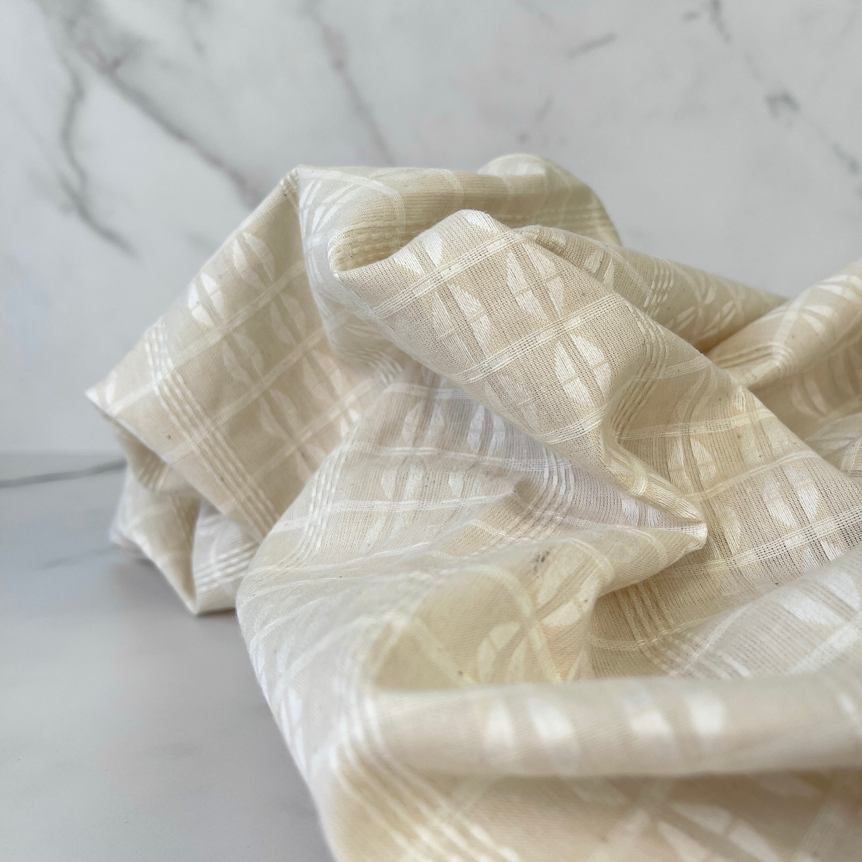 Cotton Fabric by the Yard Jacquard Novelty Weave Plaid Etsy