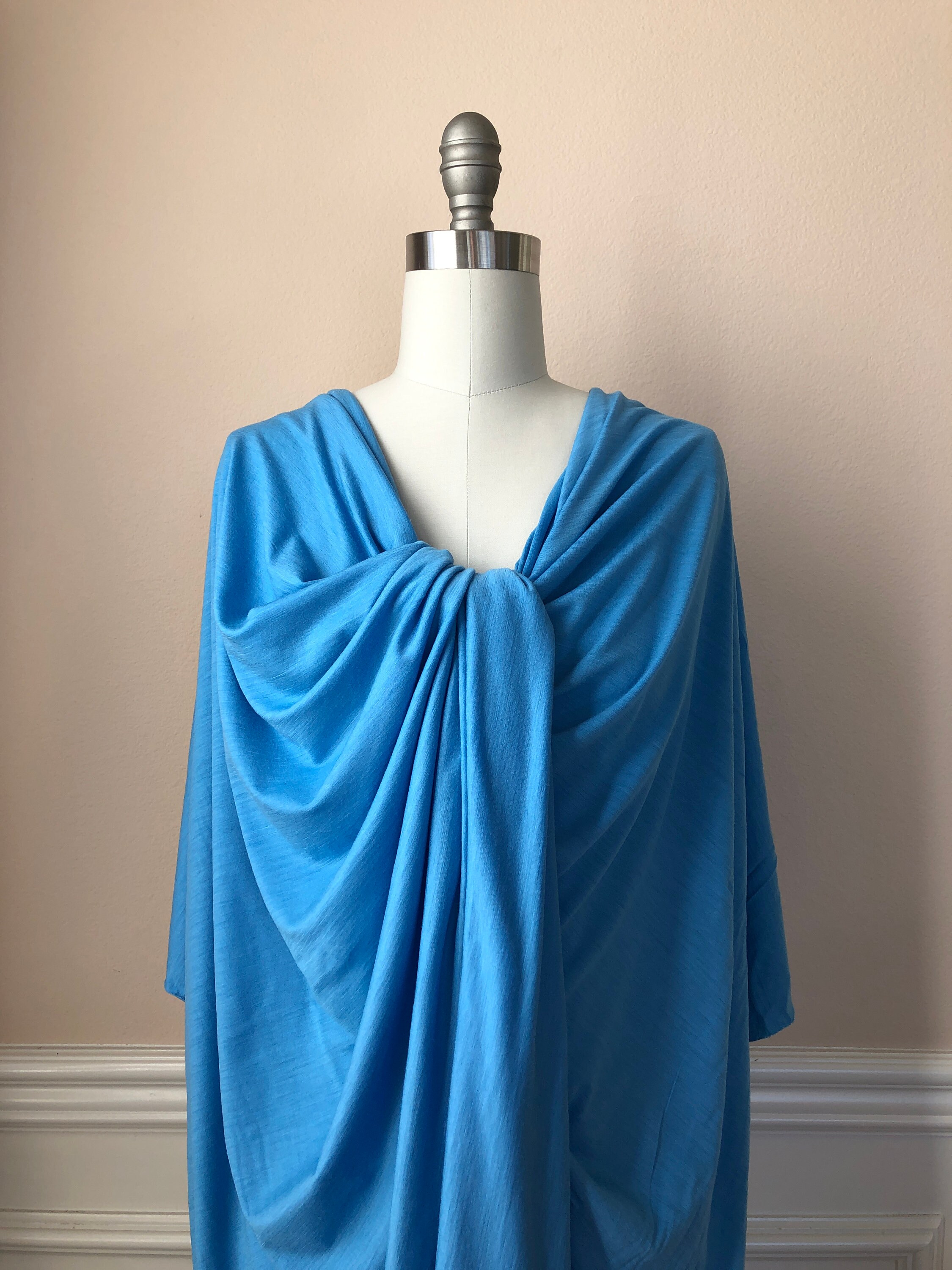 Merino Wool Single Jersey 150gsm- Blue MT042