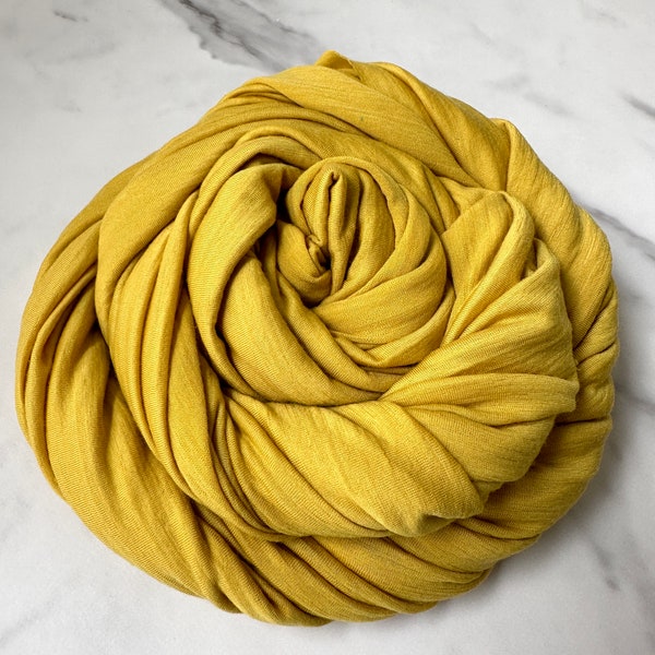 100% Merino Wool Jersey Knit Jersey Fabric by the Yard Stretch Sewing Women Everyday Wear- Desert Gold MT101