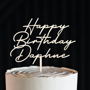 Birthday Cake Topper / Custom Name Cake Topper / Personalized Birthday Cake Topper / Personalized Name Cake Topper / Name Cake Topper