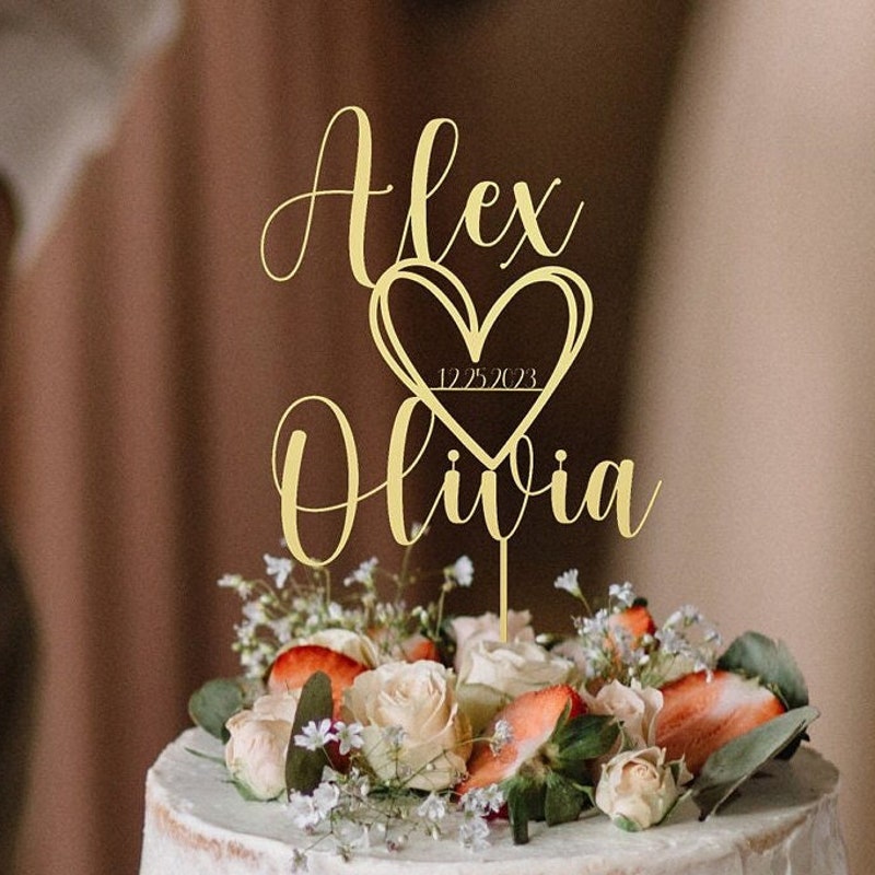 Wedding Cake Toppers Etsy