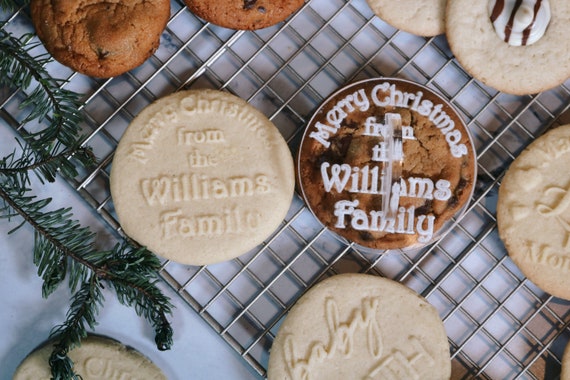 Personalized Cookie Stamp for Christmas and Holidays / Personalized Cookie  / Custom Family Name / Baking Gifts / Fondant Cake Decorating - Etsy