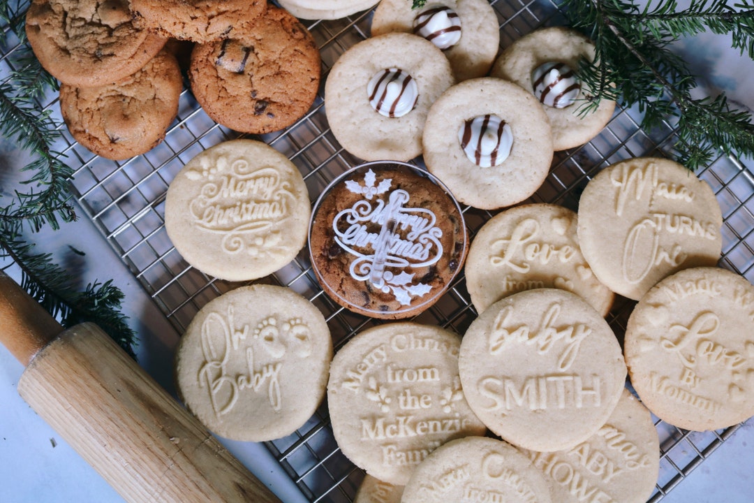 Personalized Cookie Stamp for Christmas and Holidays / Personalized