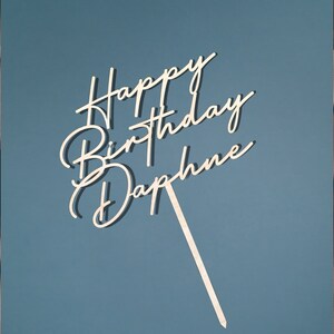 Birthday Cake Topper / Custom Name Cake Topper / Personalized Birthday Cake Topper / Personalized Name Cake Topper / Name Cake Topper